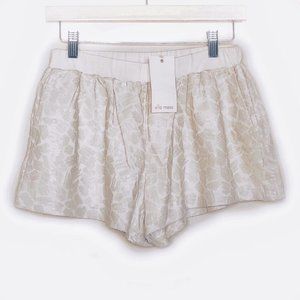 Ella Moss White/Cream Sequin Shorts